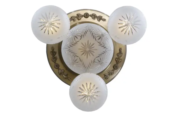 Gyor ceiling fitting III. - LED handmade brass ceiling lamp - Image 2