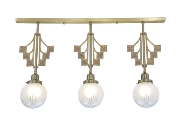 Linz pendant II. - LED handmade brass pendant