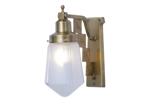 Linz wall light I. - LED handmade brass wall light - Image 2