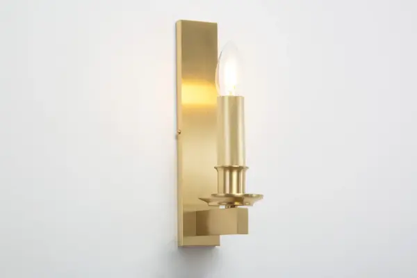 Los Angeles wall light 90 - LED handmade brass wall light - Image 3