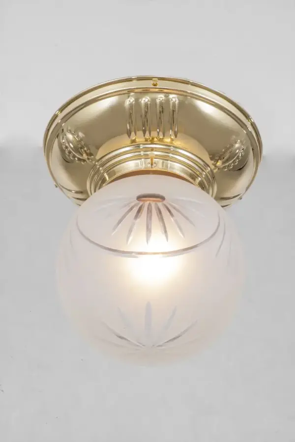 Pannon ceiling fitting 8/24 - LED handmade brass ceiling lamp - Image 2