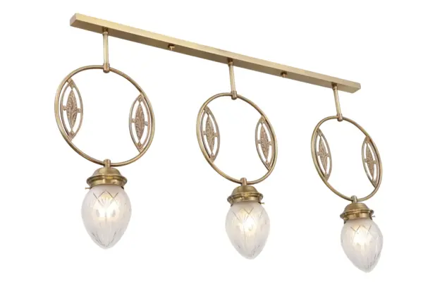 Pannon pendant II. - LED handmade brass pendant - Image 2