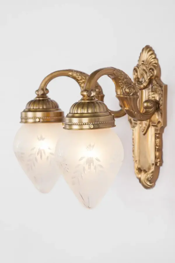 Pecs wall light XI. - LED handmade brass wall light - Image 3