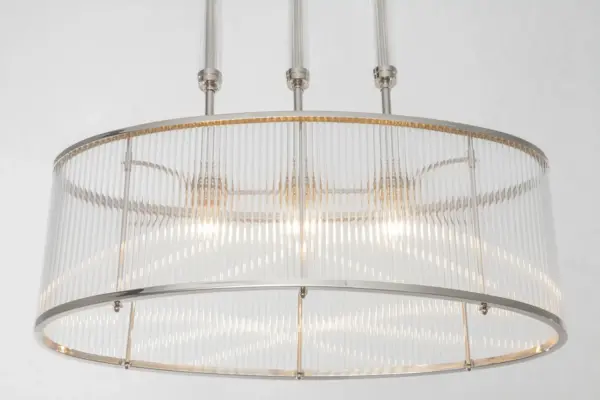 Petitot pendant II. - LED handmade brass pendant - Image 3