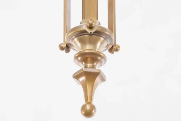 Prague 3 armed chandelier II. - LED handmade brass chandelier - Image 7