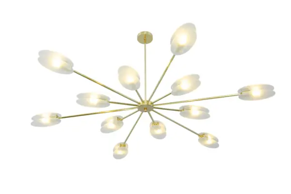 Present chandelier 3 - LED handmade brass chandelier - Image 2