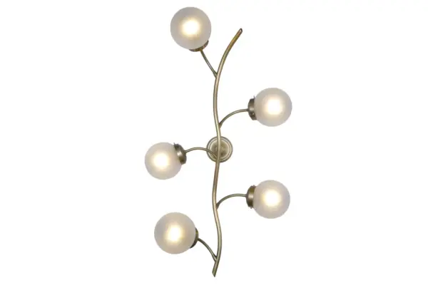 Primavera wall light 5 - LED handmade brass wall light - Image 6