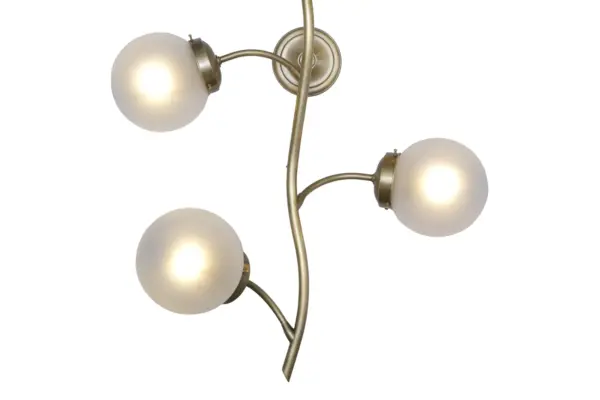 Primavera wall light 5 - LED handmade brass wall light - Image 9