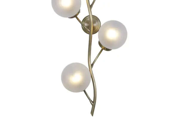 Primavera wall light 5 - LED handmade brass wall light - Image 8