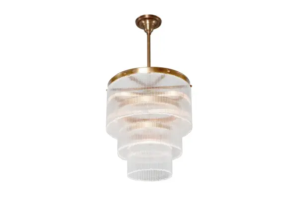 Versailles pendant III. - LED handmade brass pendant - Image 3