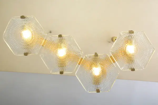 HEXXA PENDANT 04 - LED handmade brass pendant - Image 7