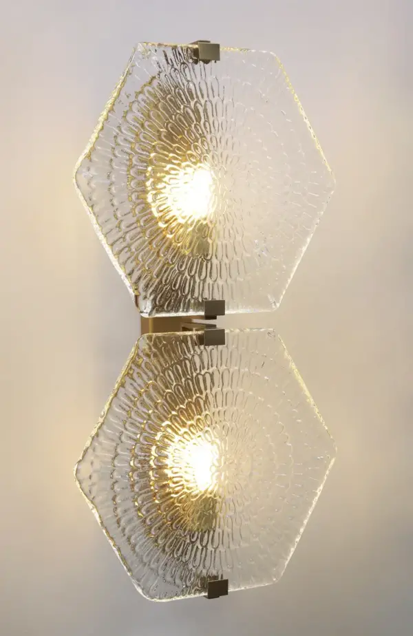HEXXA WALL LIGHT 02 LIN - LED handmade brass wall light - Image 2