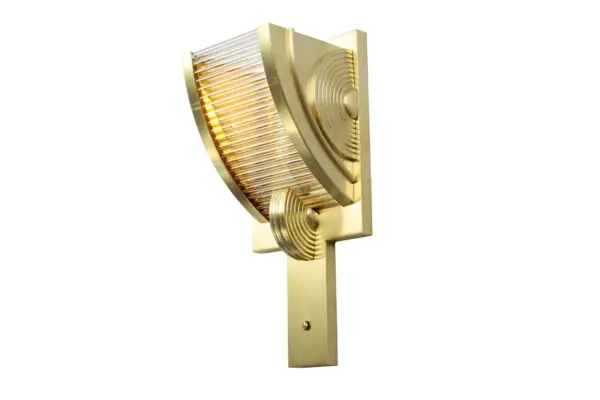 Nizza wall light III. - LED handmade brass wall light