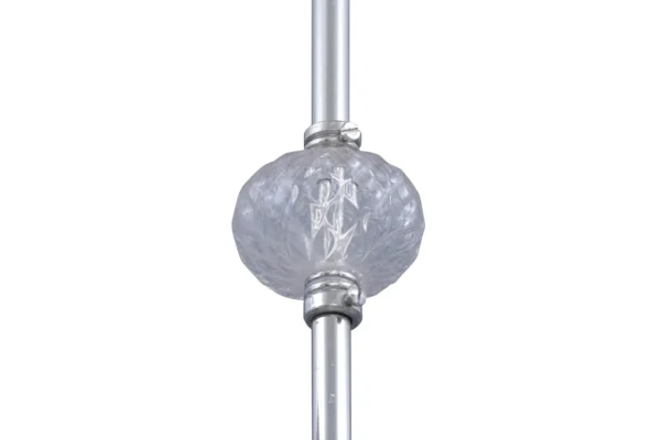 Restored pendant with cubical shaped glass shade 90 - Image 4