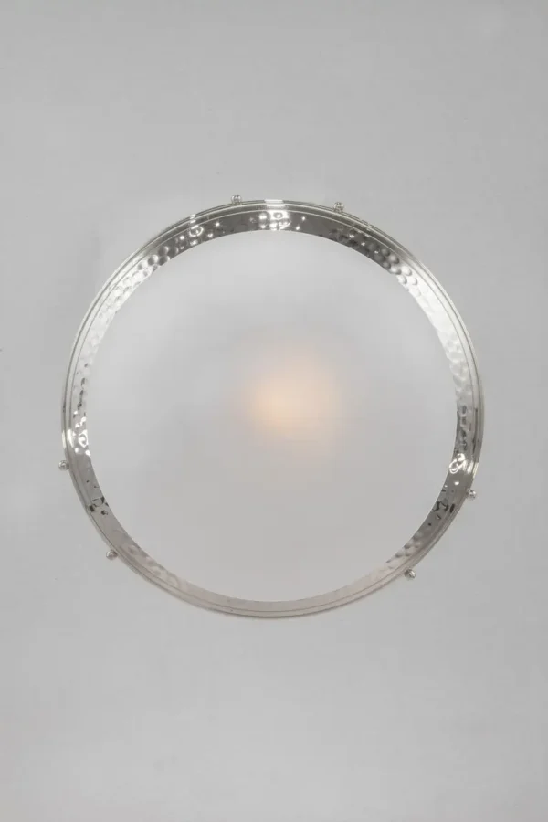 Eclectic and restored pendant with new glass shade 11 - Image 5