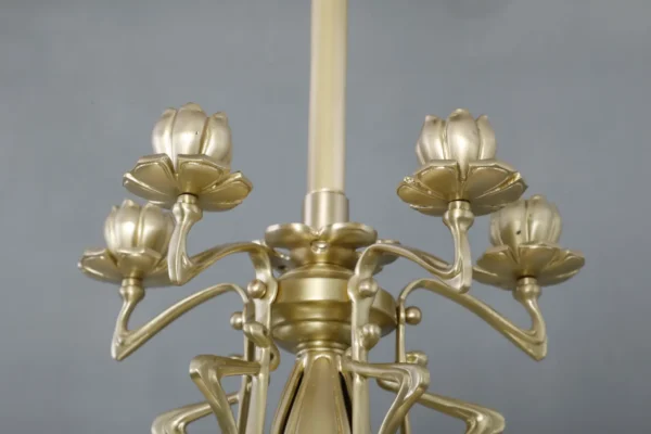 Zig-zag 5 armed chandelier 372 - Image 4