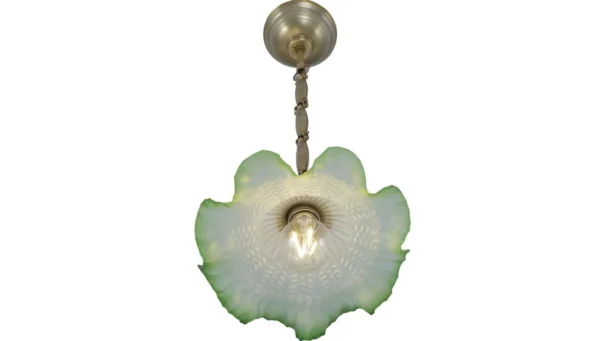 Pendant with leaf chain and unique shade 158 - Image 4